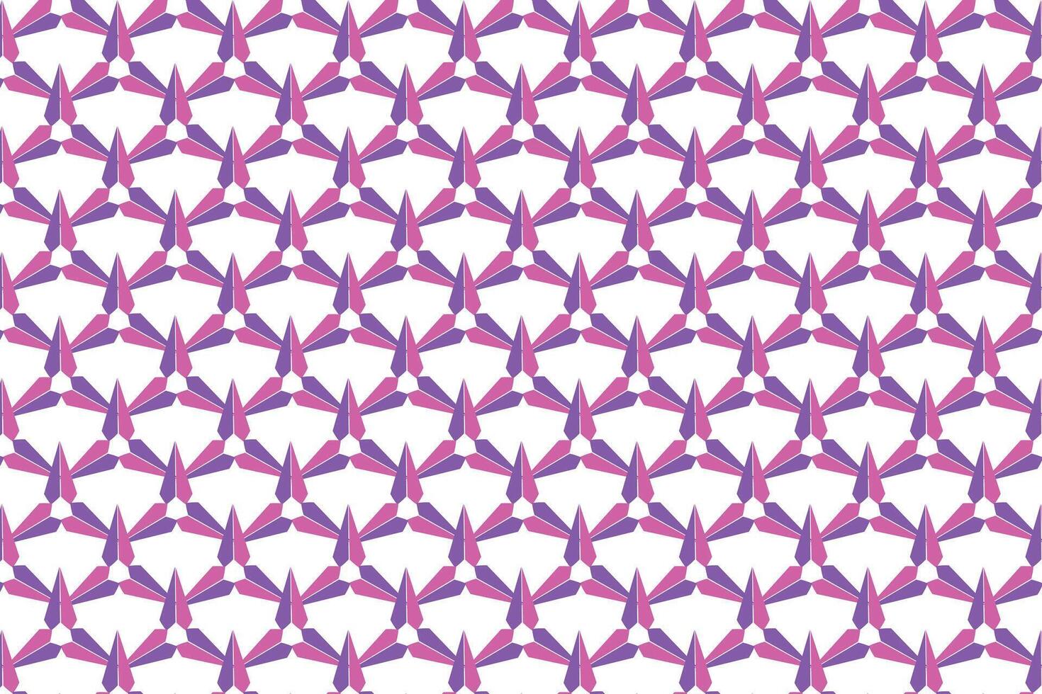 illustratie, abstract driehoek bloem Aan wit achtergrond. vector