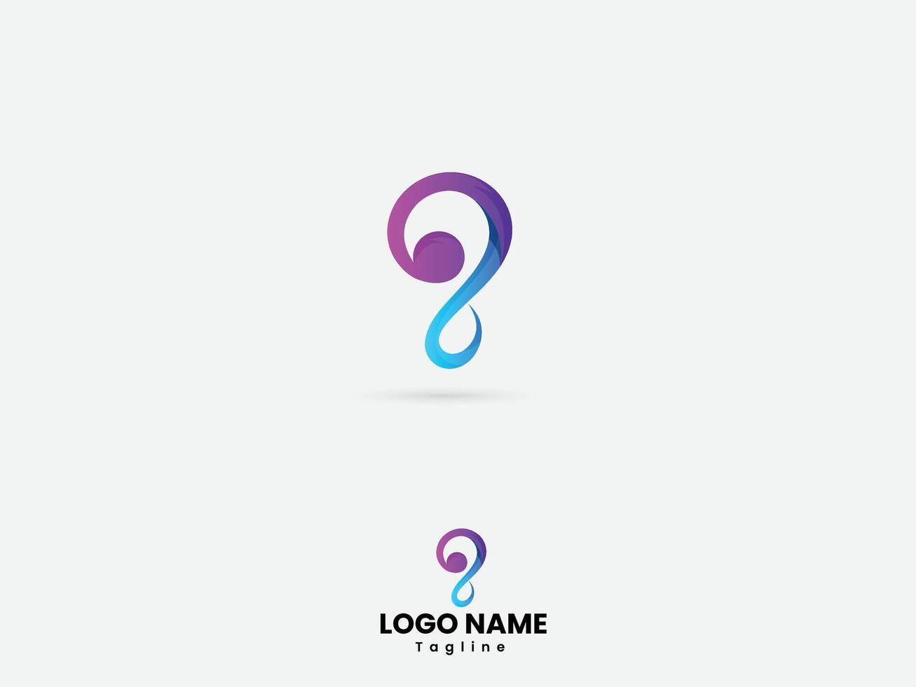oneindigheid s brief logo ontwerp sjabloon vector