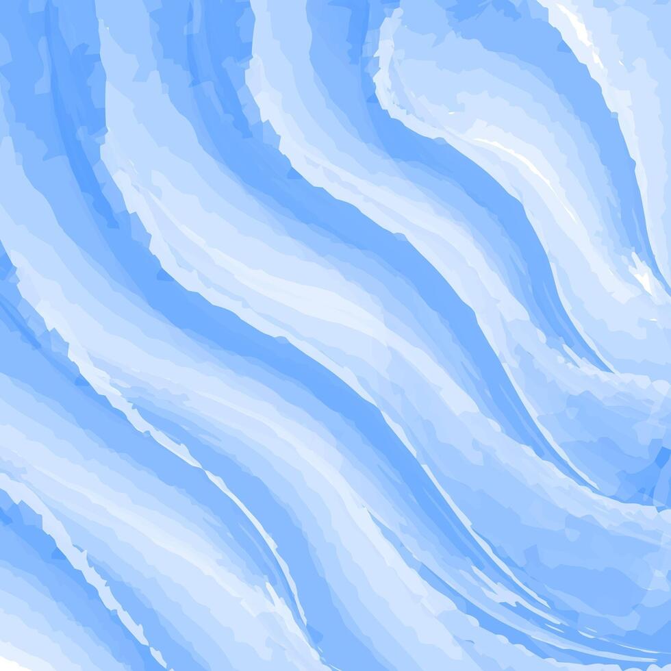 rivier- zomer landschap achtergrond. abstract blauw waterverf, zee Golf. vector