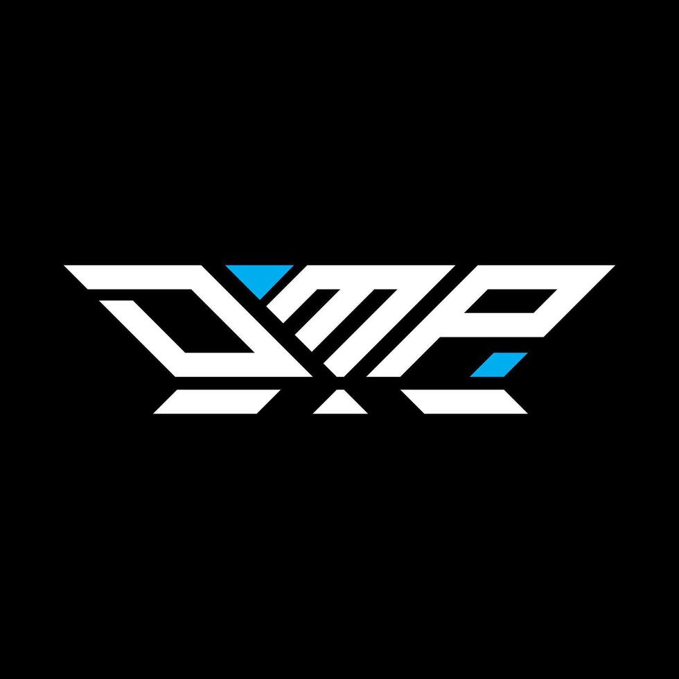 dmp brief logo vector ontwerp, dmp gemakkelijk en modern logo. dmp luxueus alfabet ontwerp