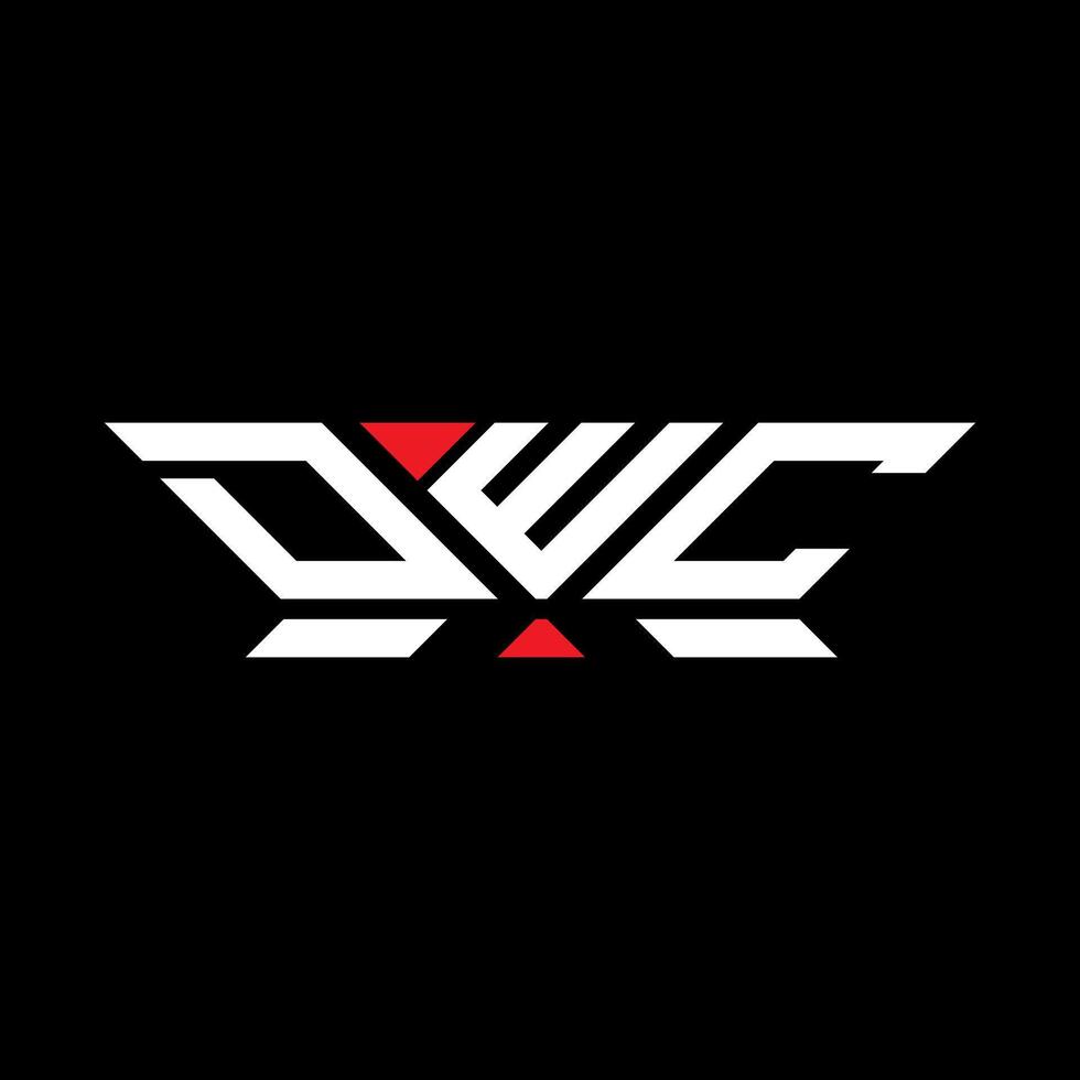 dwc brief logo vector ontwerp, dwc gemakkelijk en modern logo. dwc luxueus alfabet ontwerp