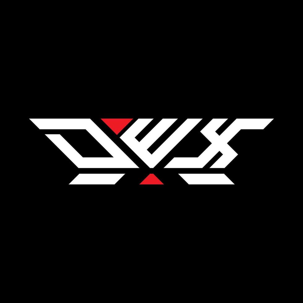 dwx brief logo vector ontwerp, dwx gemakkelijk en modern logo. dwx luxueus alfabet ontwerp