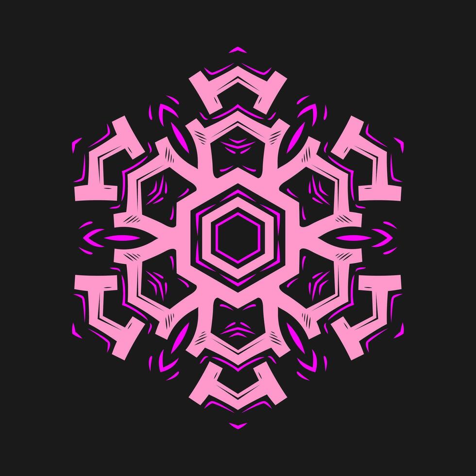 mandala patroon kunst achtergrond vrij vector