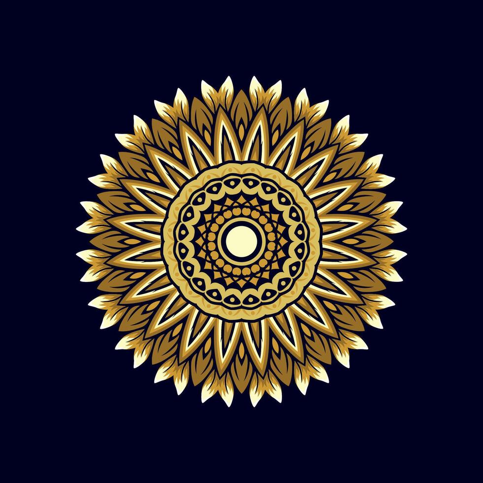 mandala patroon kunst achtergrond vrij vector