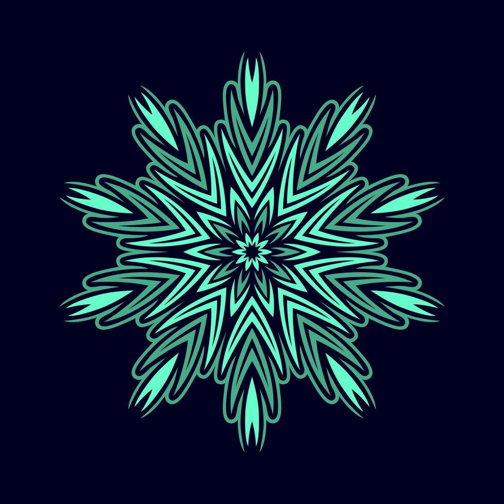 mandala patroon kunst achtergrond vrij vector