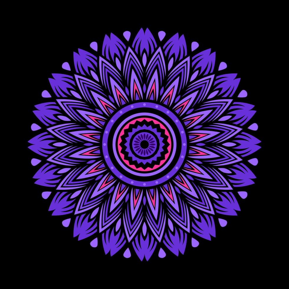 mandala patroon kunst achtergrond vrij vector