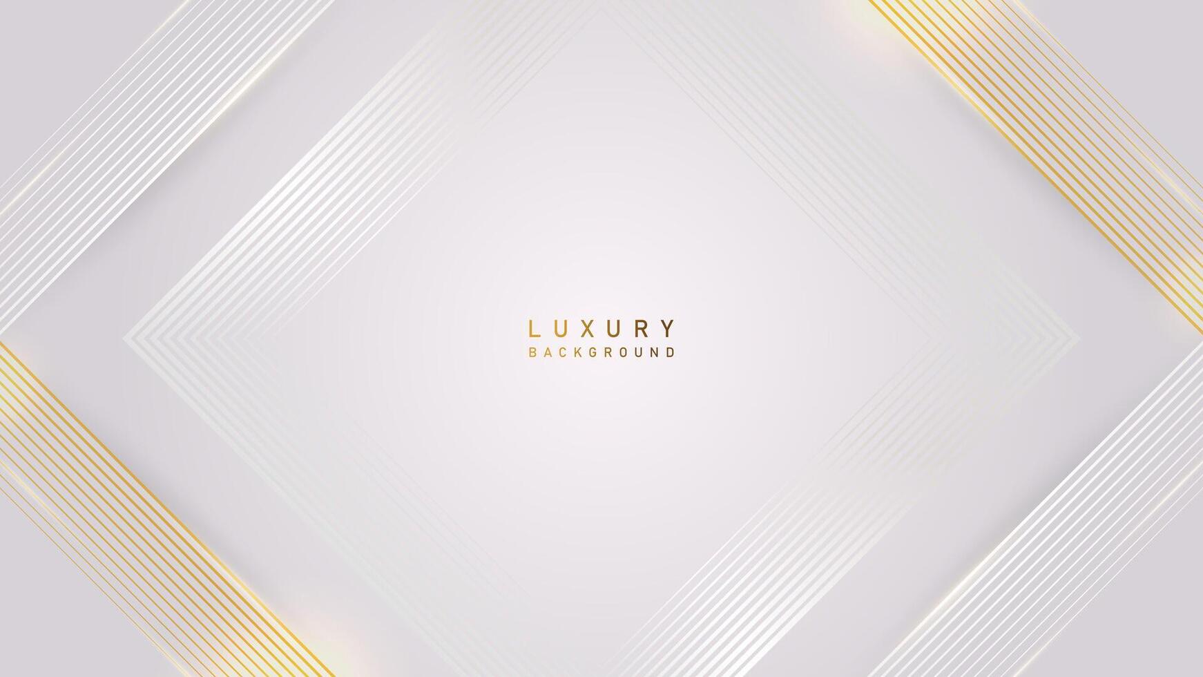 luxe modern abstract geometrie wit achtergrond met gouden lijn. luxe premie vector ontwerp