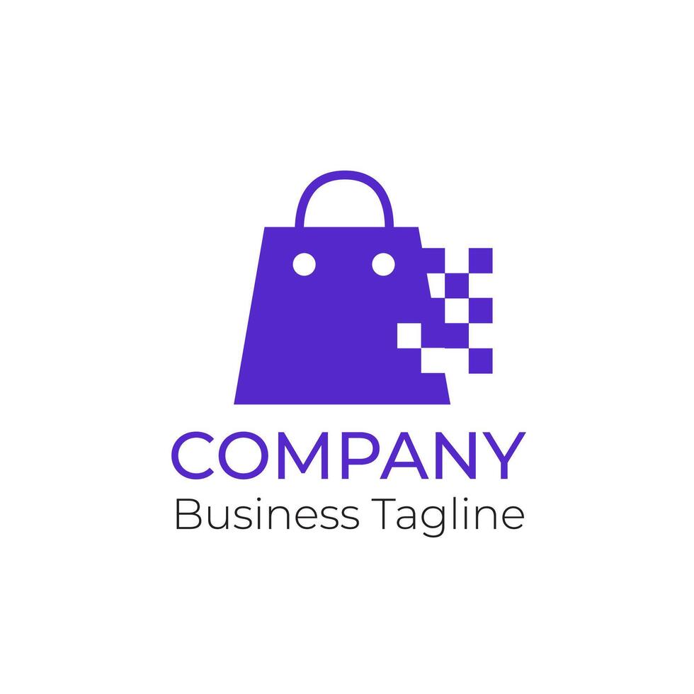 logo online winkel bedrijf ontwerp sjabloon vector
