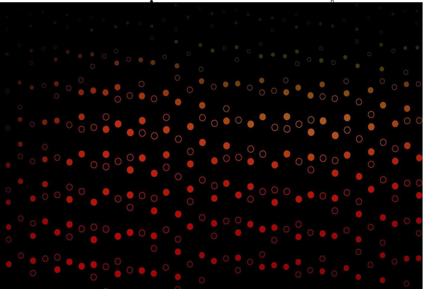 donkergroene, rode vectortextuur met schijven. vector