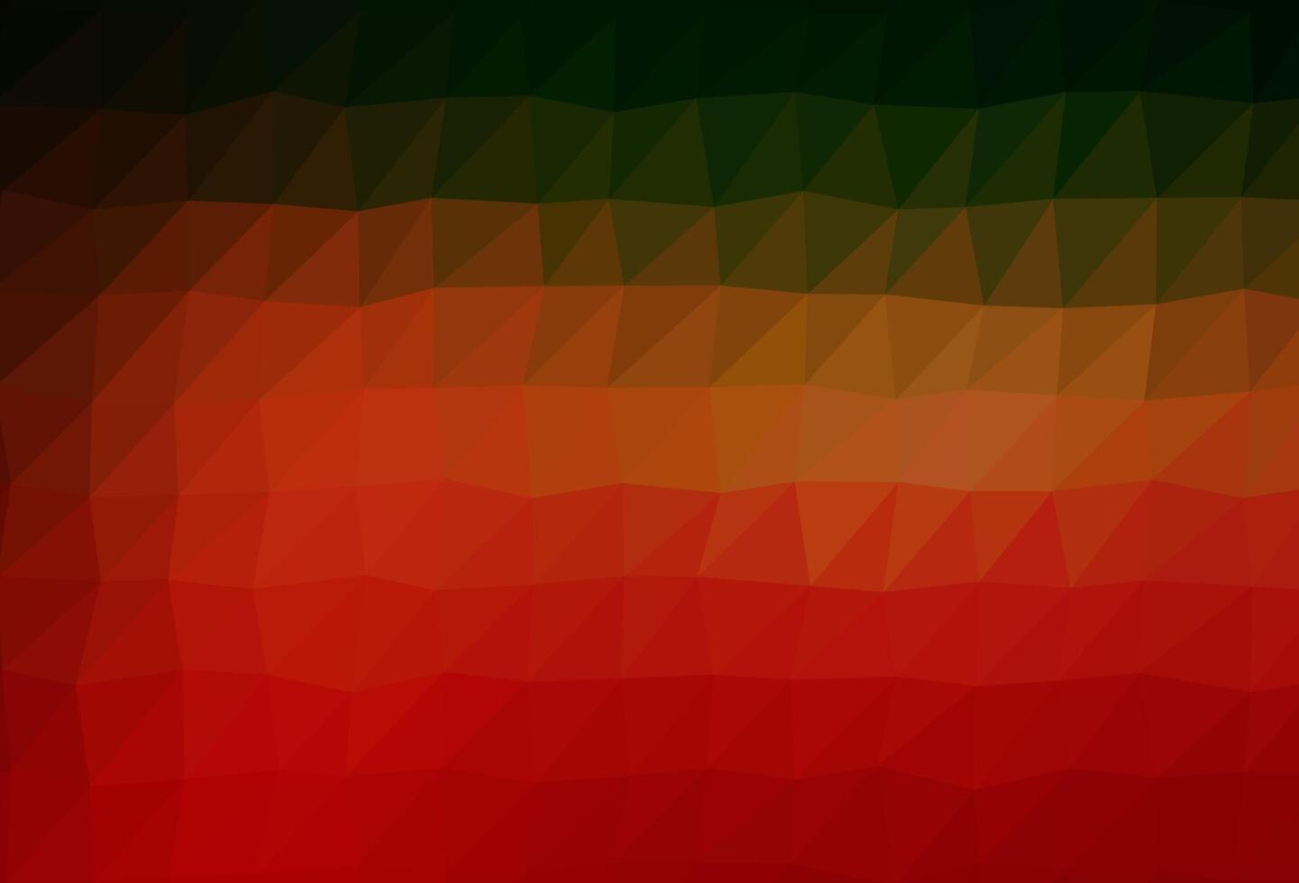 lichtgroene, rode vector wazig driehoek sjabloon.