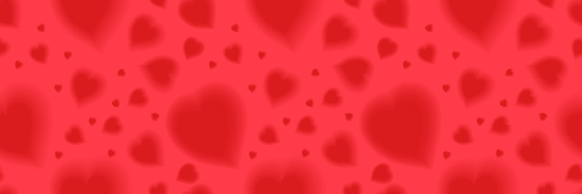 romantisch y2k rood hart naadloos patroon. vector