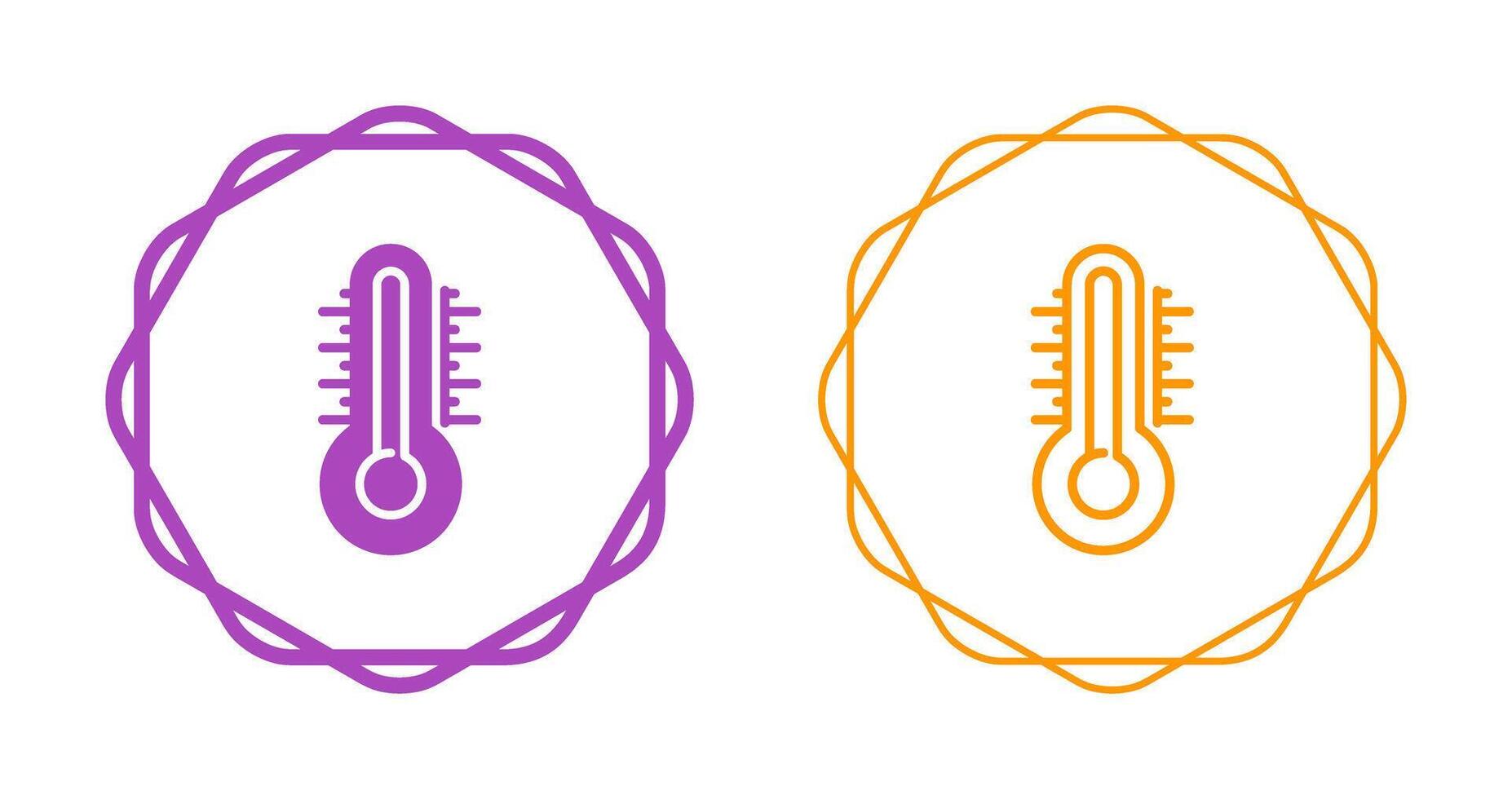 thermometer vector pictogram