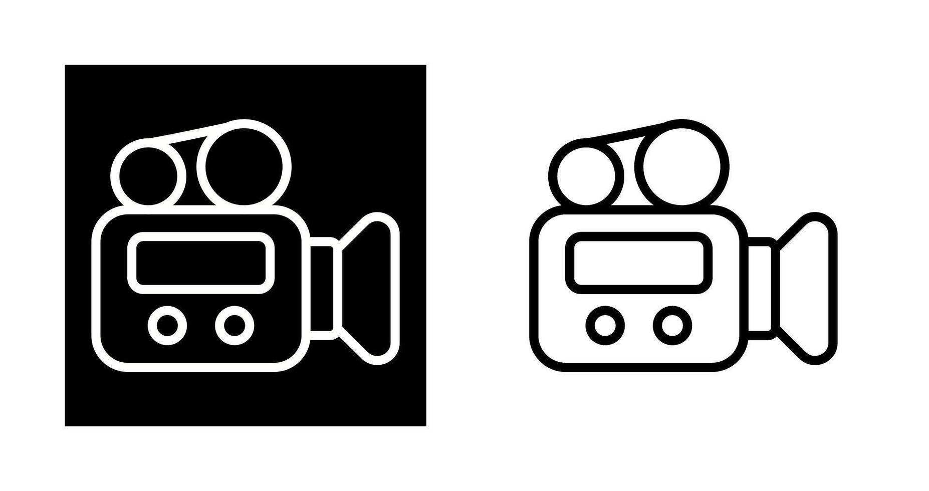 videocamera vector pictogram