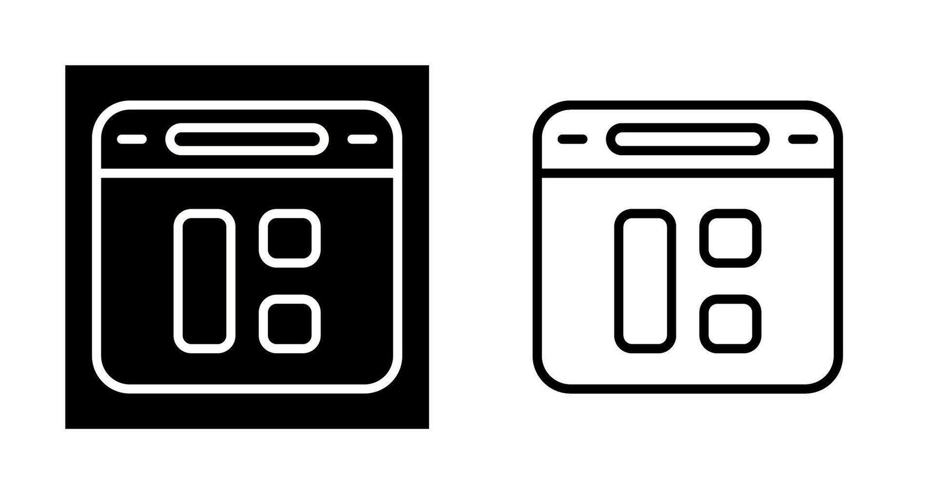 dashboard vector pictogram