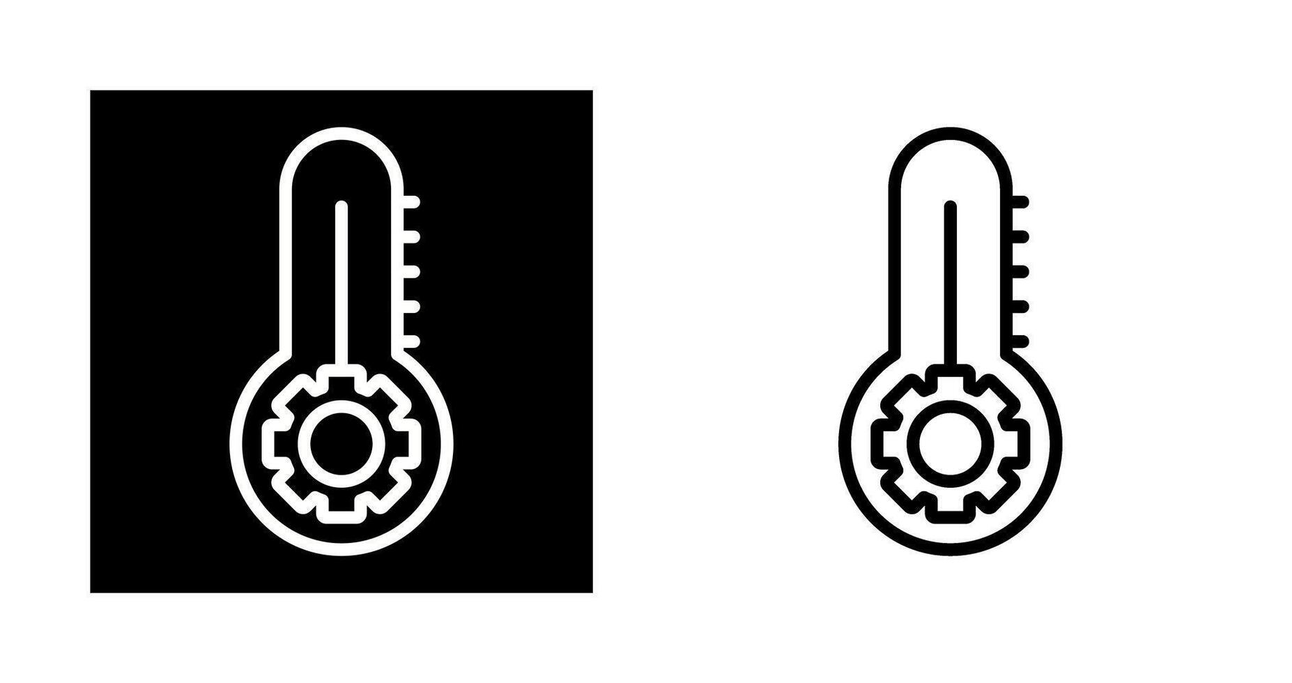 thermometer vector pictogram