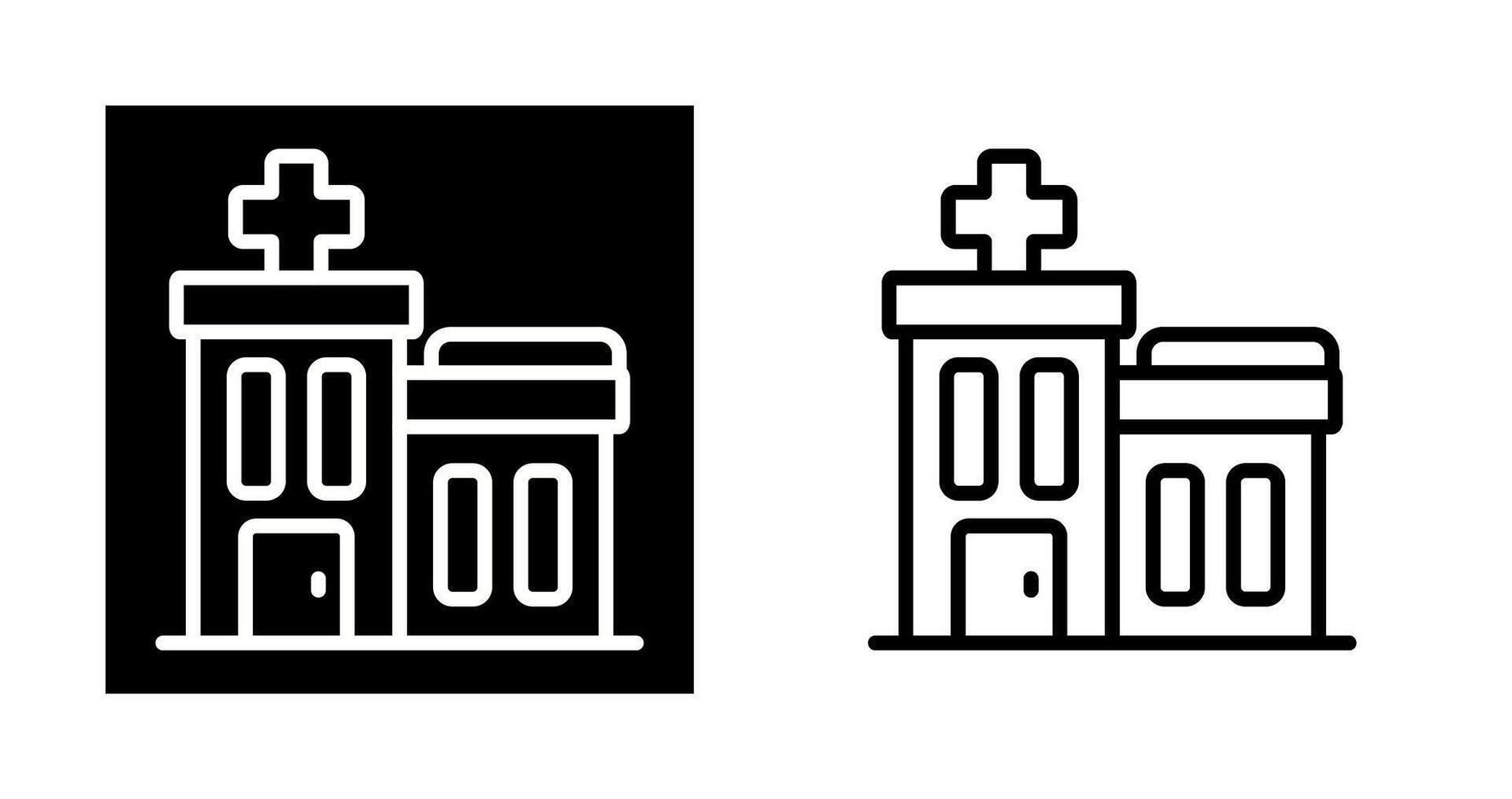 ziekenhuis vector pictogram