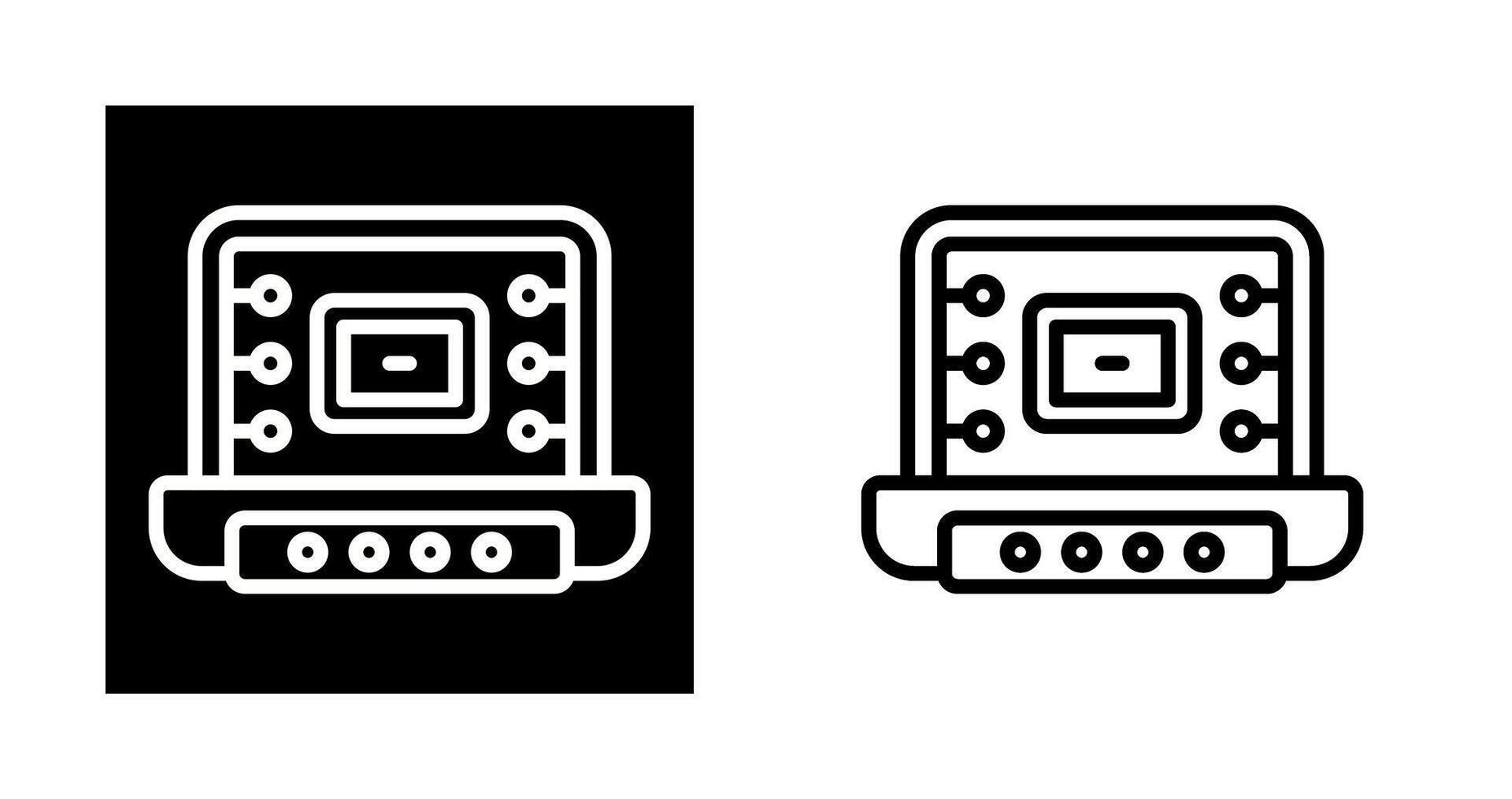 laptop vector pictogram