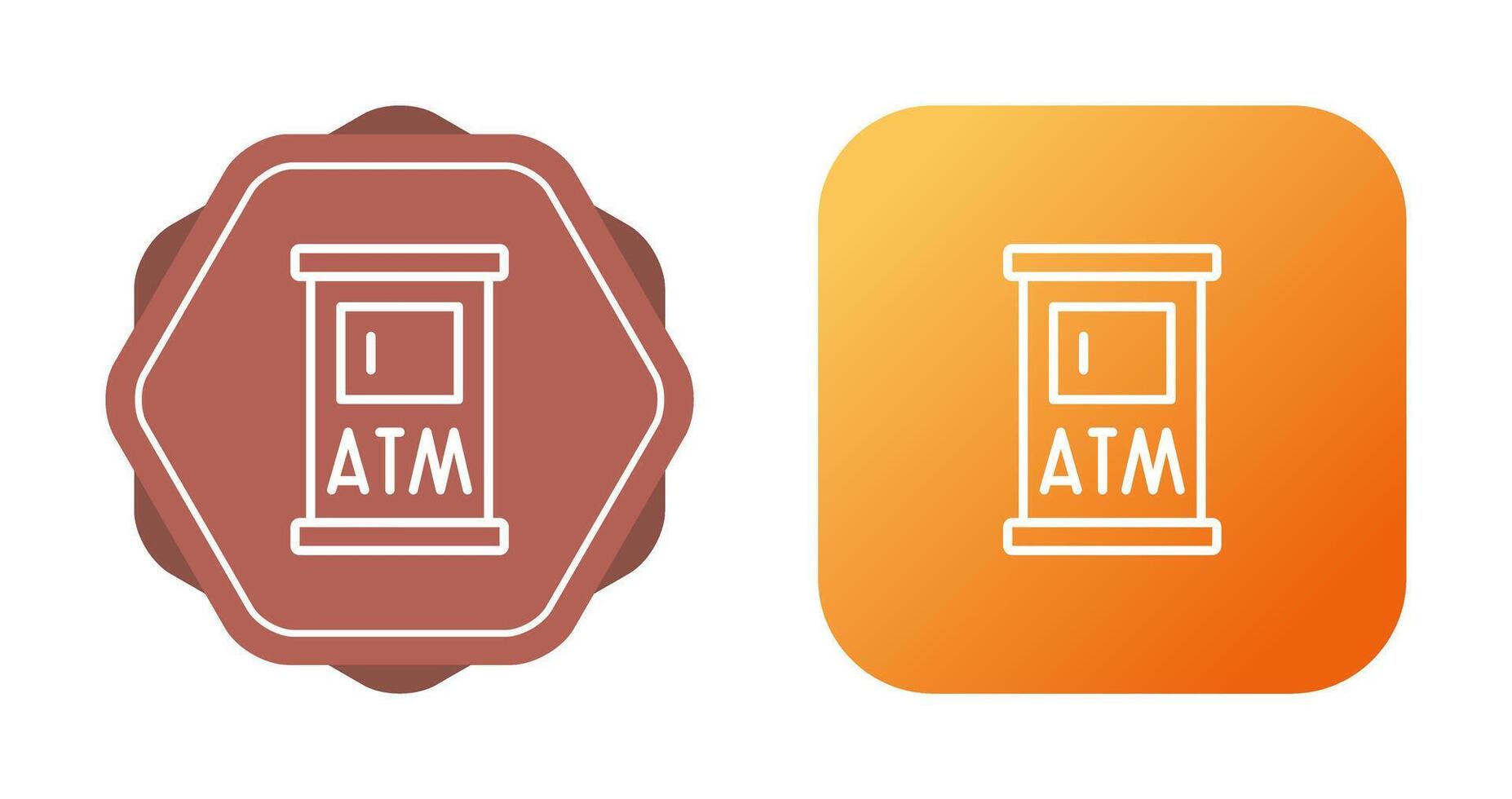 geldautomaat vector pictogram