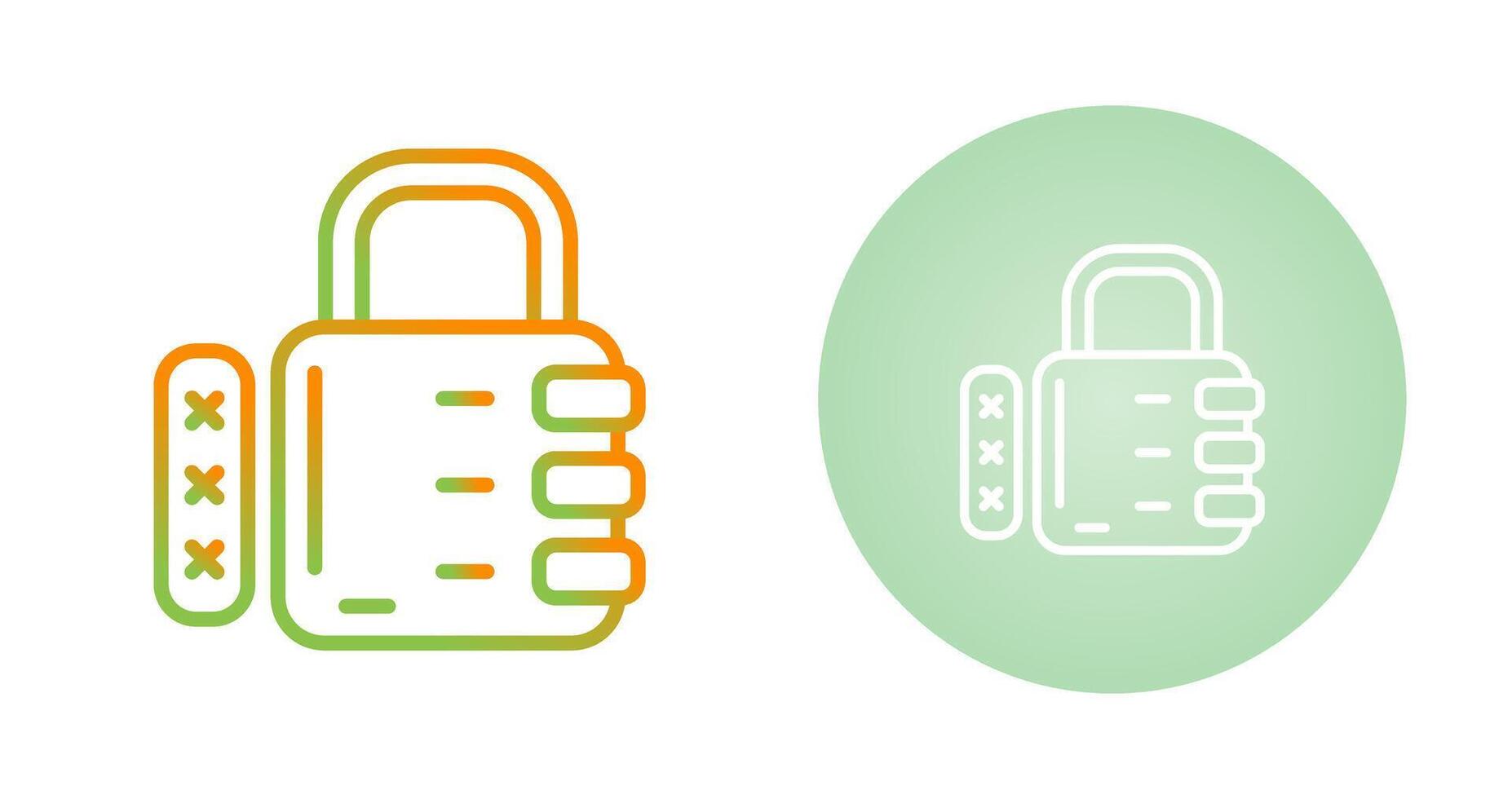 hangslot vector pictogram