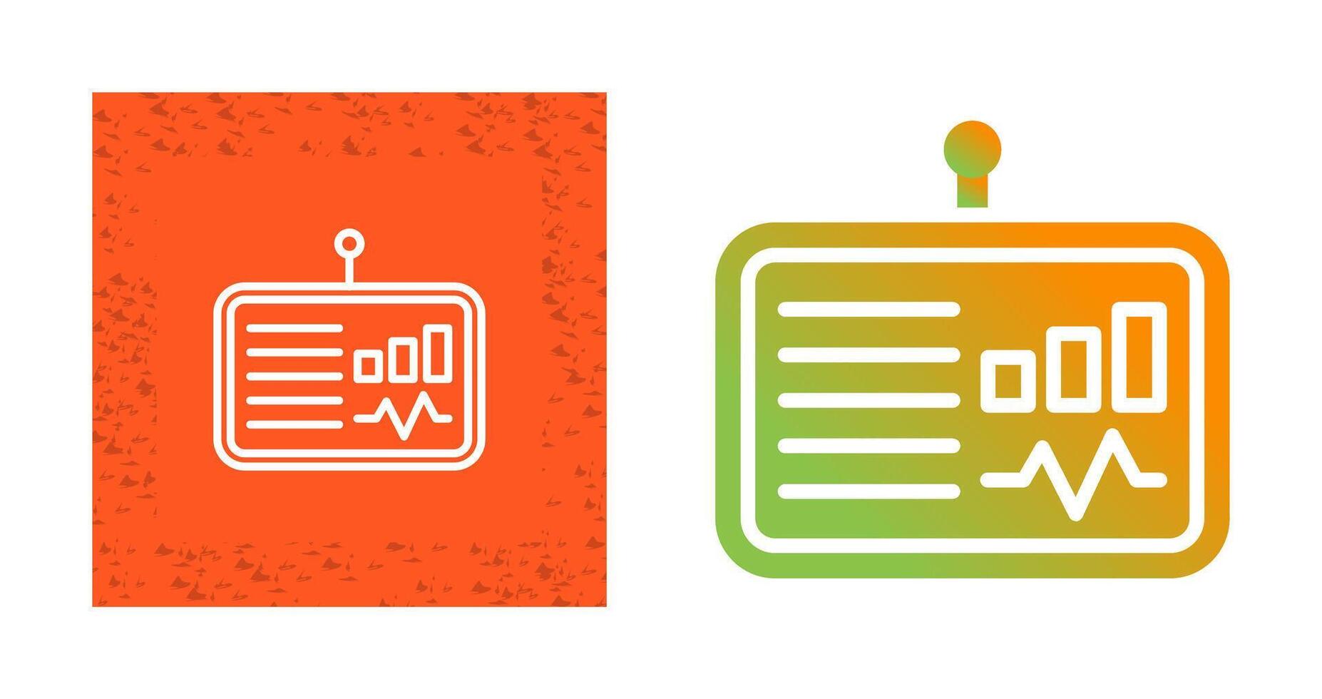 dashboard vector pictogram