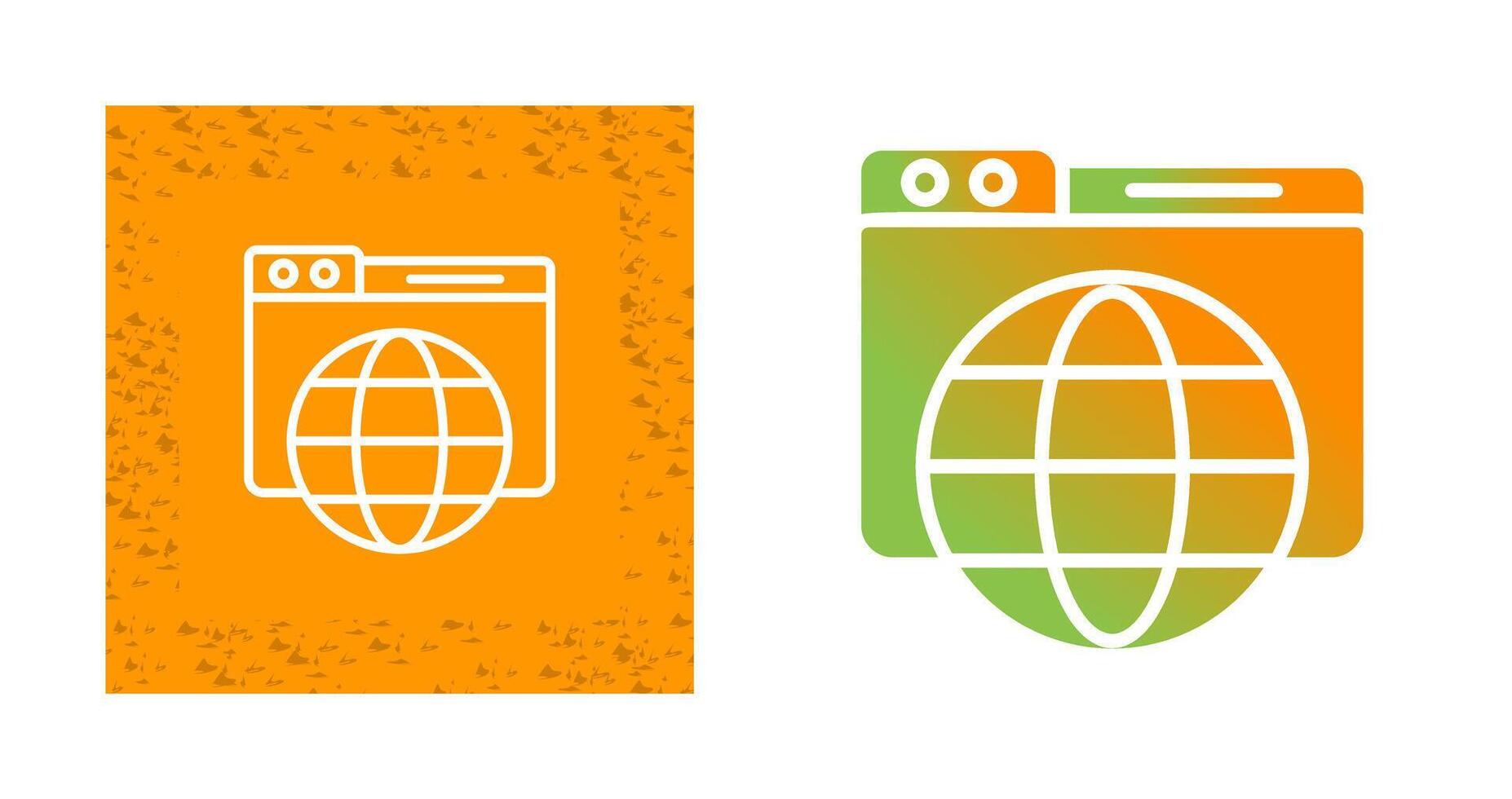 browser vector pictogram