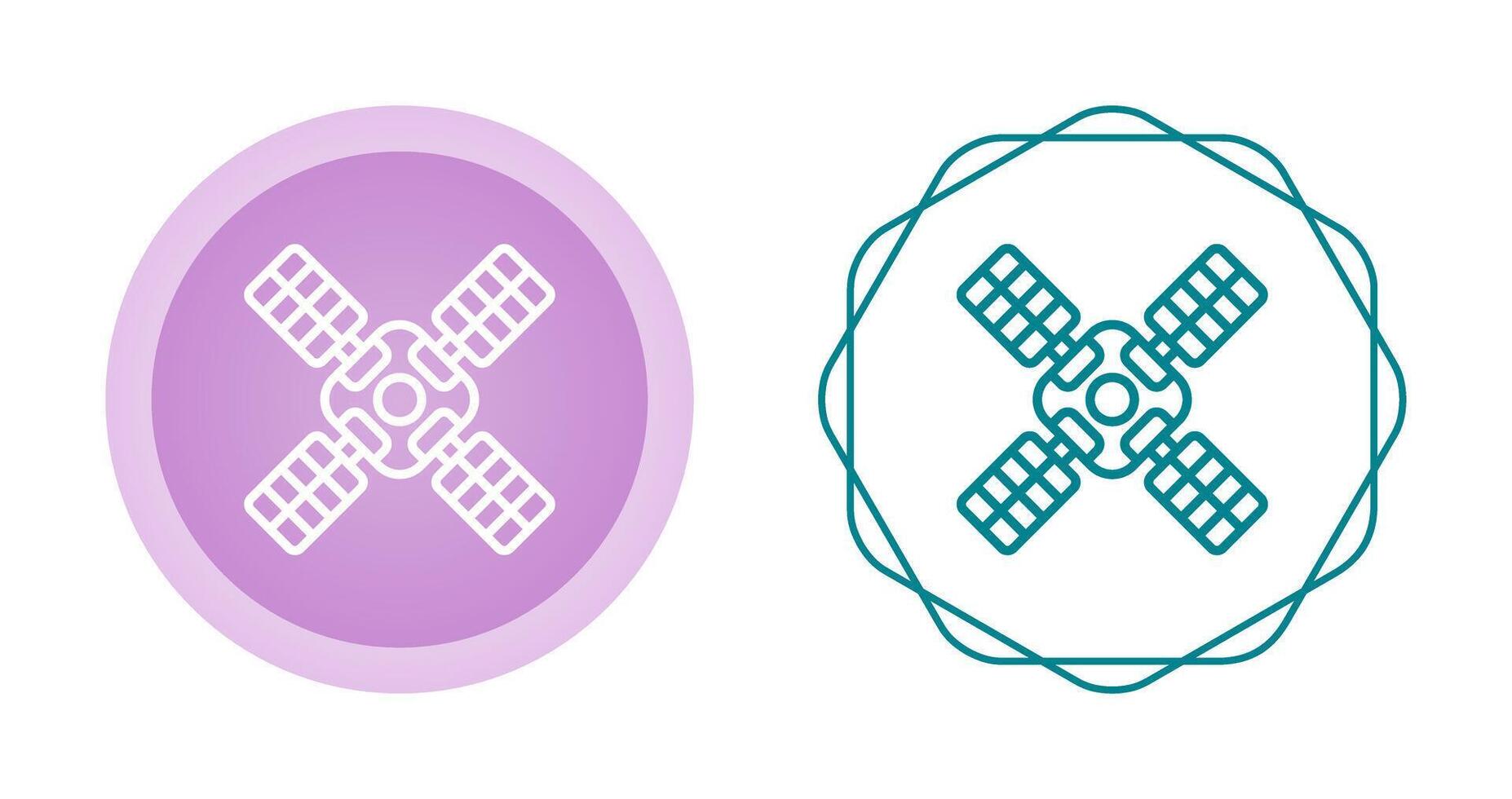 satelliet vector pictogram