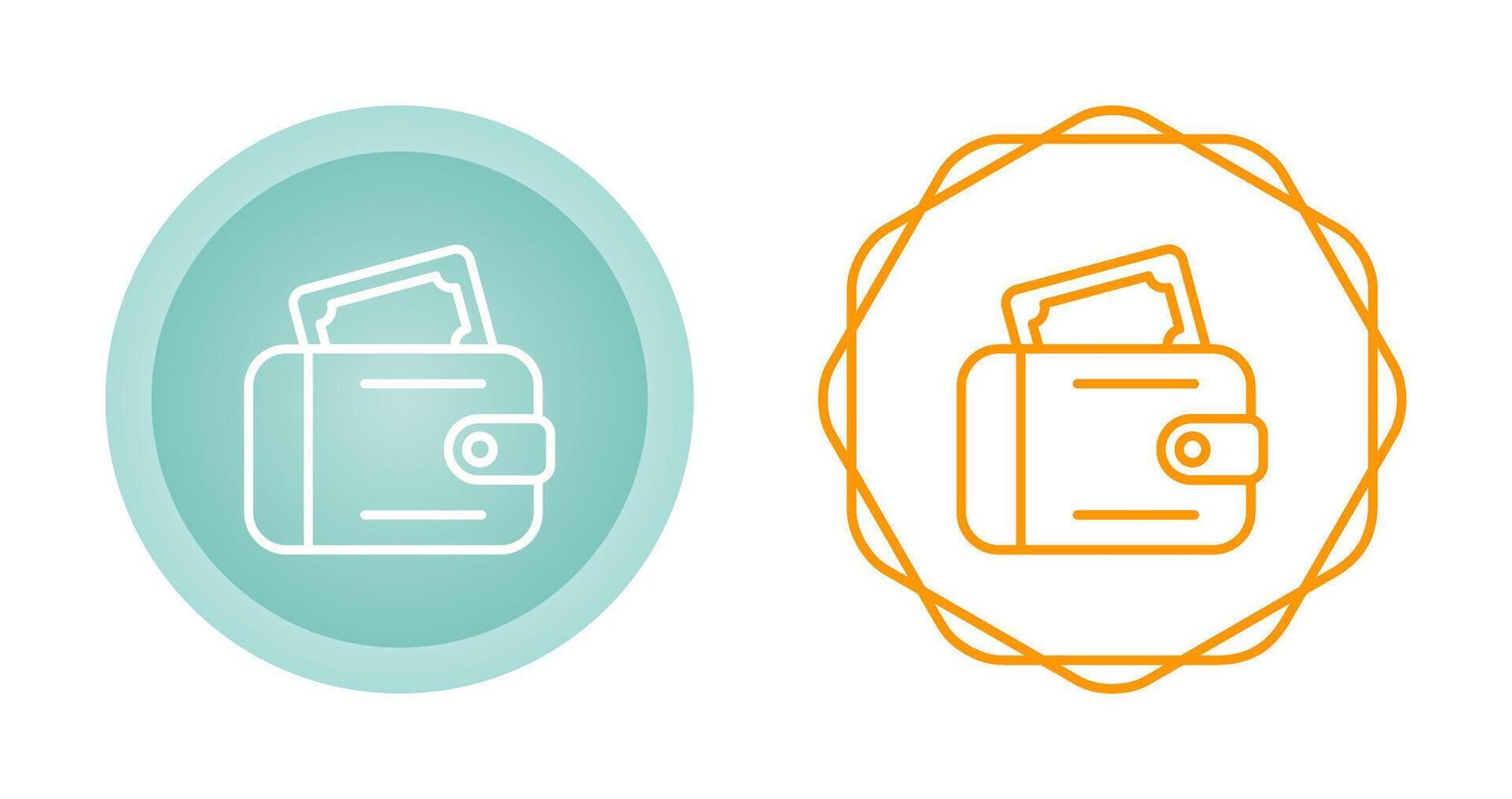 portemonnee vector pictogram