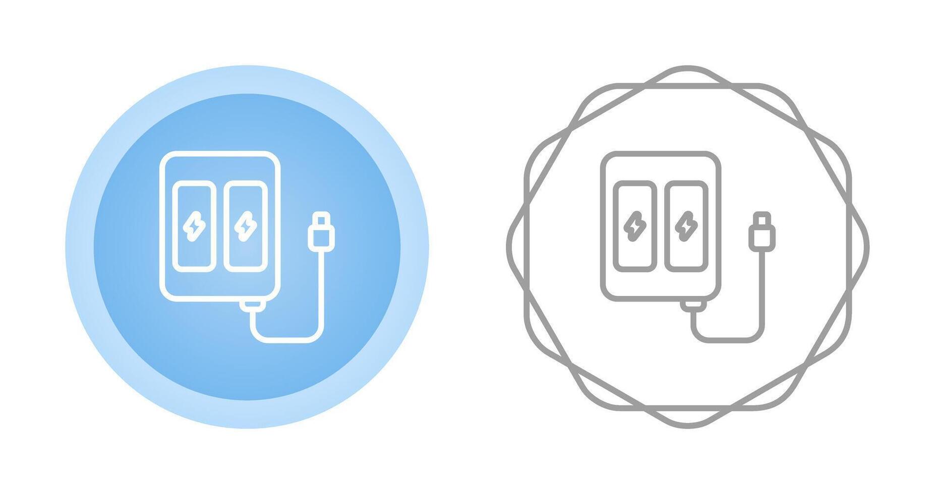 backup telefoon oplader vector icoon