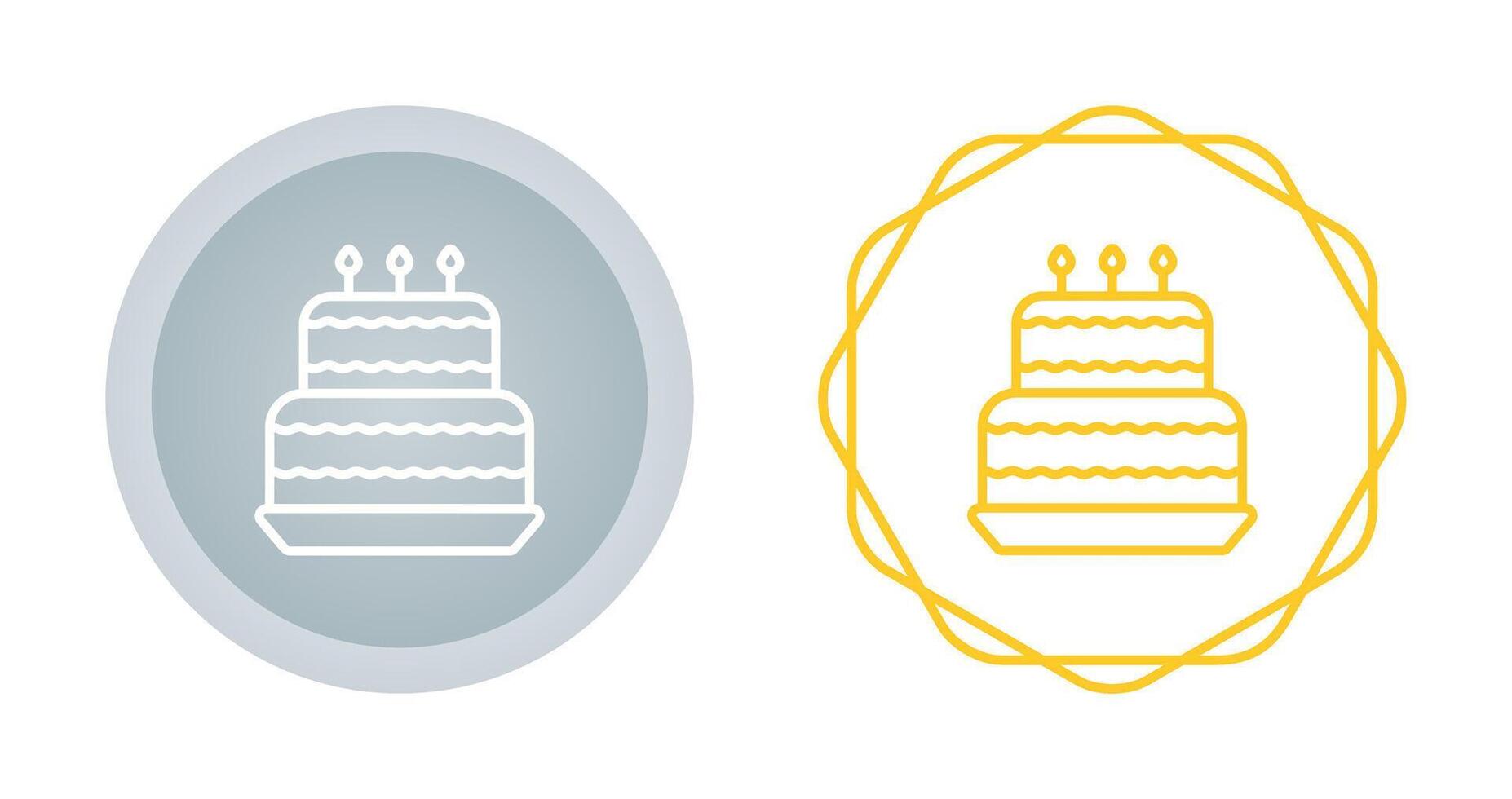 verjaardag taart vector icoon