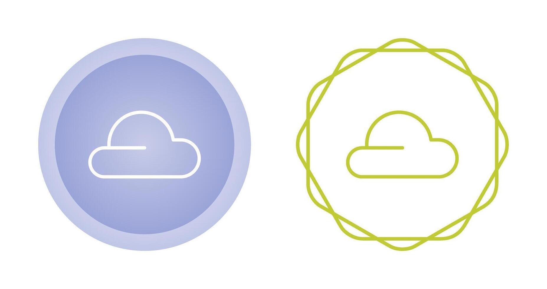 wolk vector pictogram