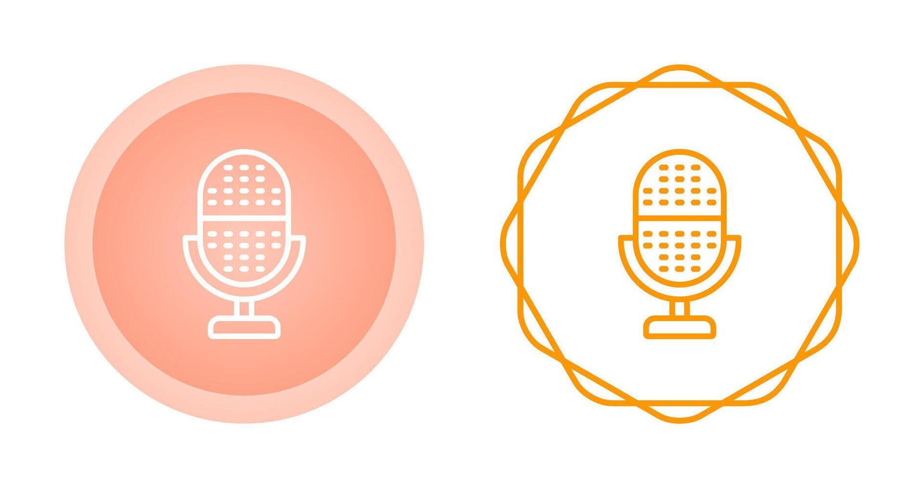 microfoon vector pictogram