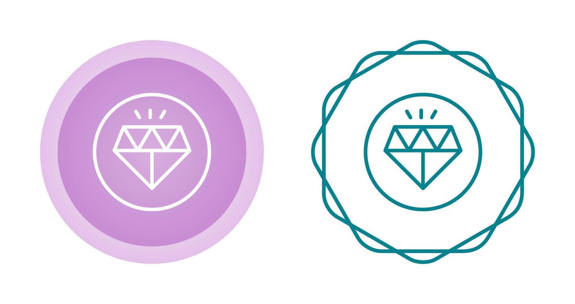 diamant vector pictogram