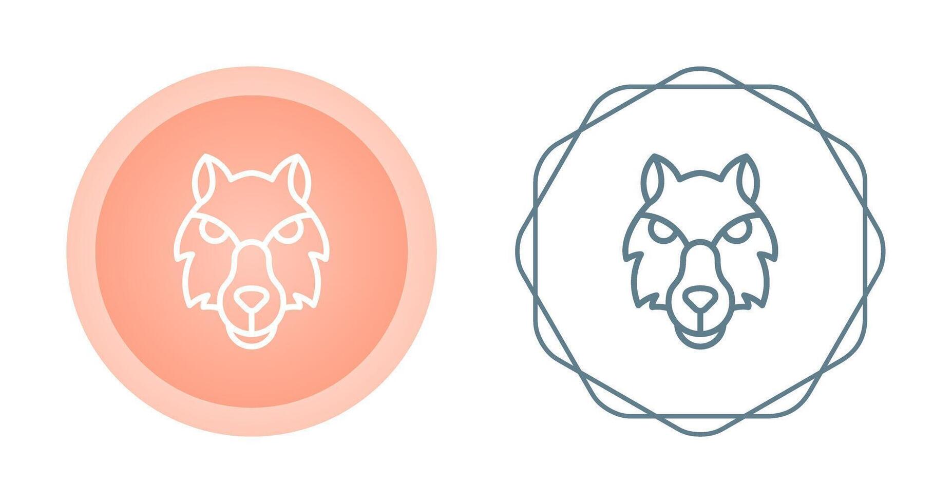 wolf vector pictogram