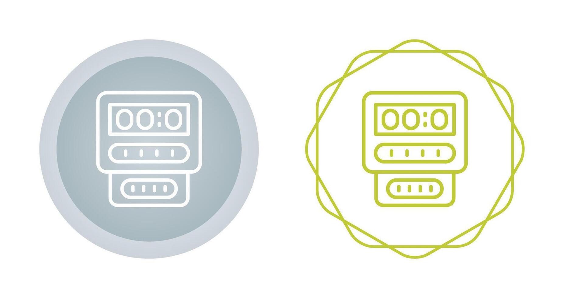 elektrisch meter vector icoon