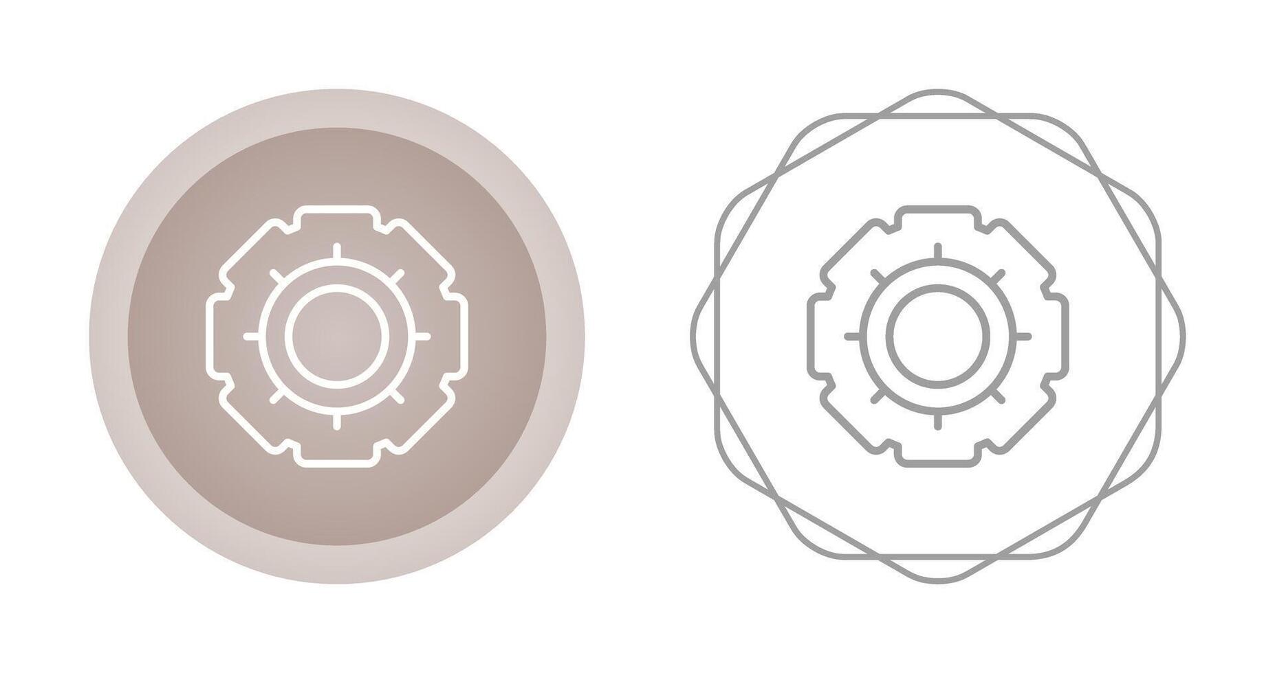 tandwiel vector pictogram