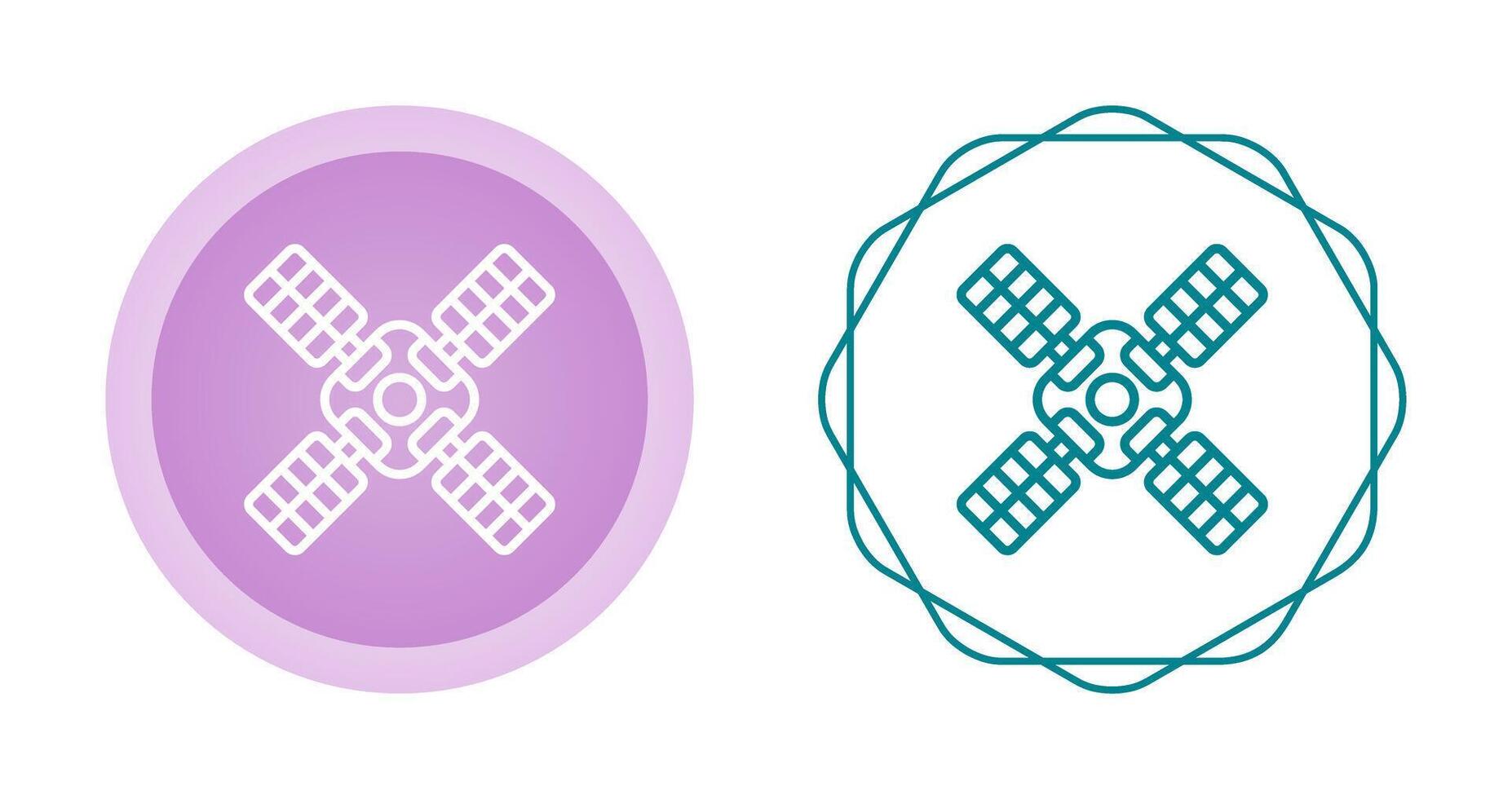 satelliet vector pictogram