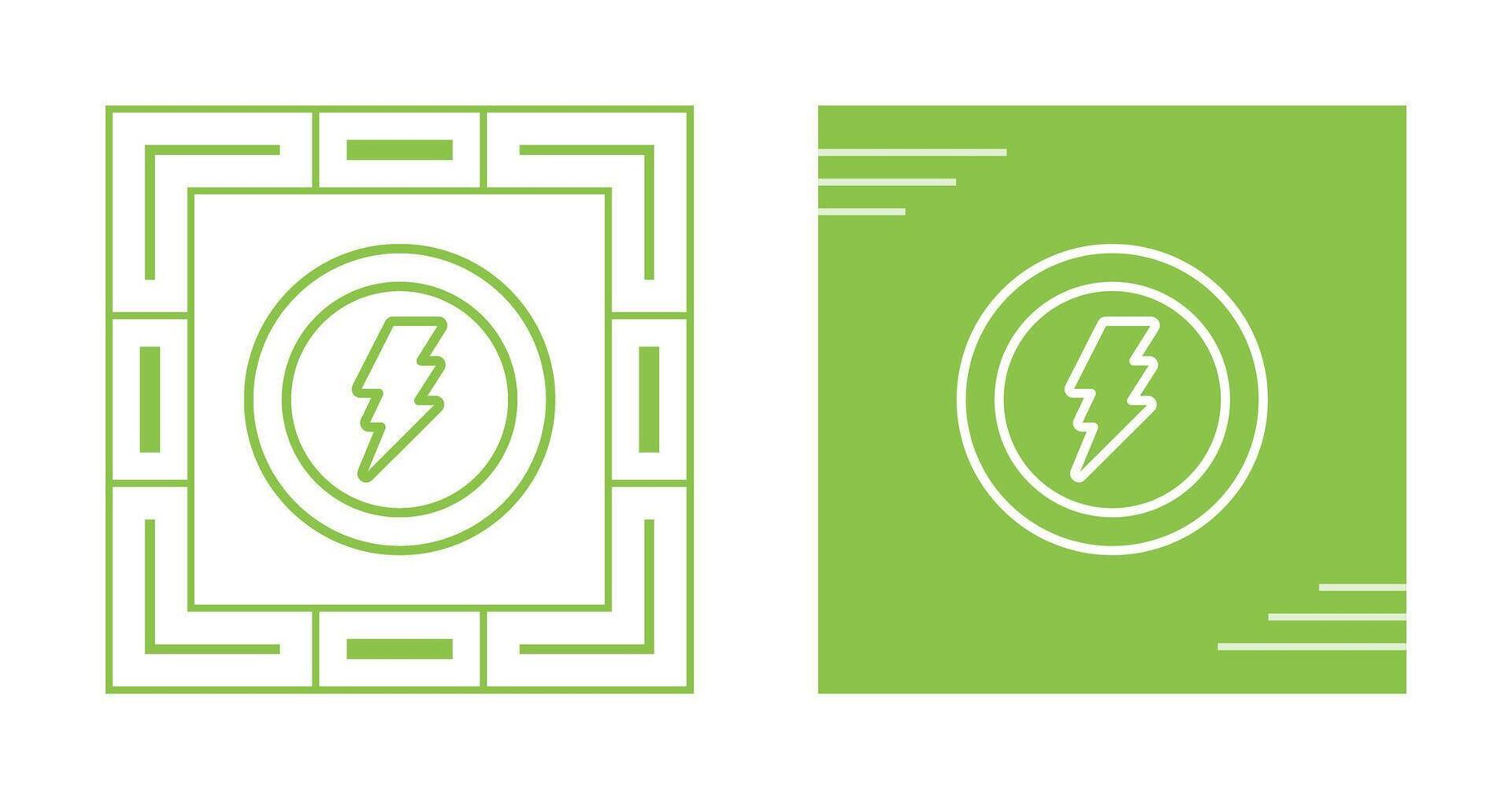 bliksemschicht vector pictogram