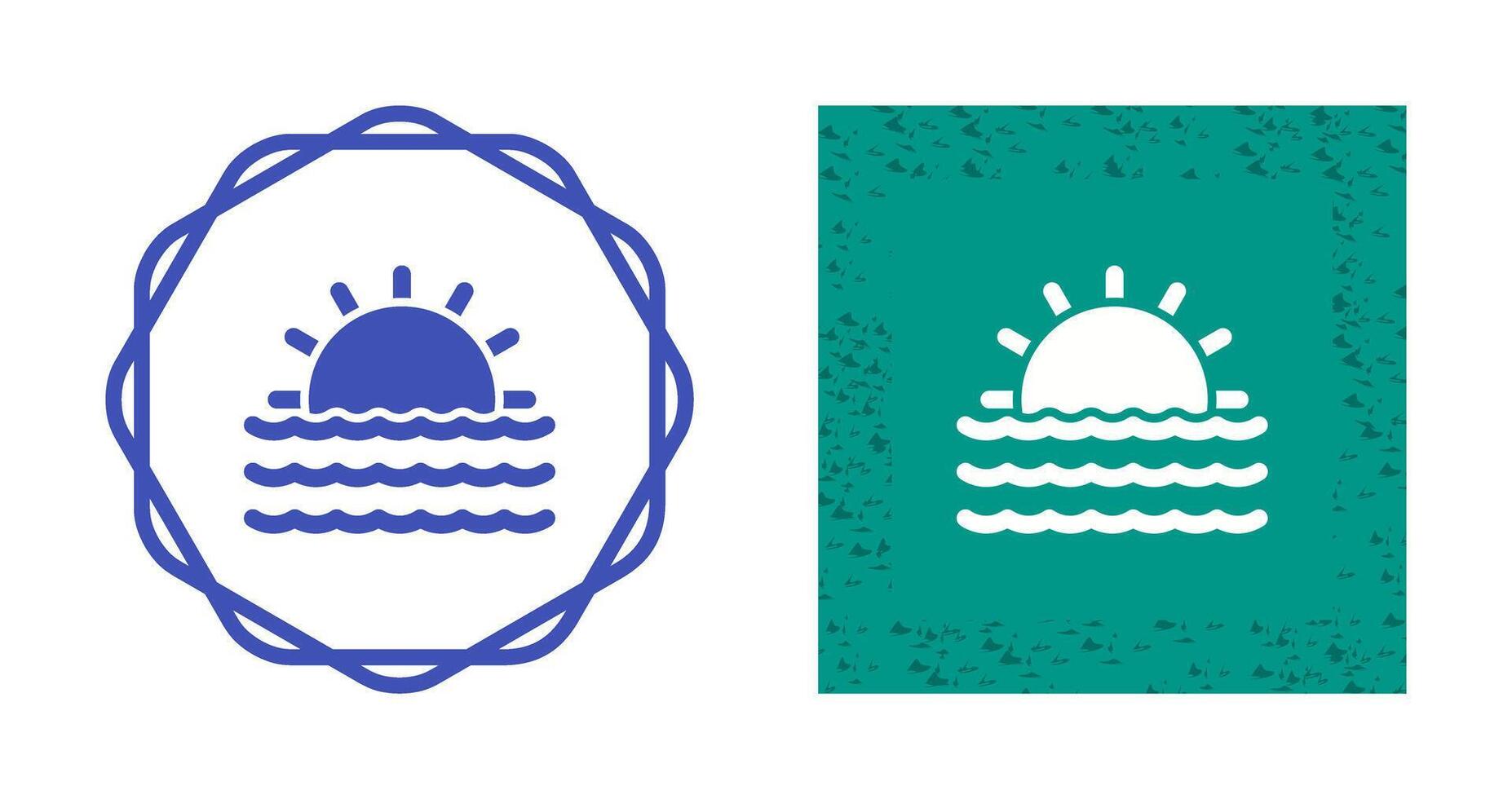 zonsondergang vector pictogram