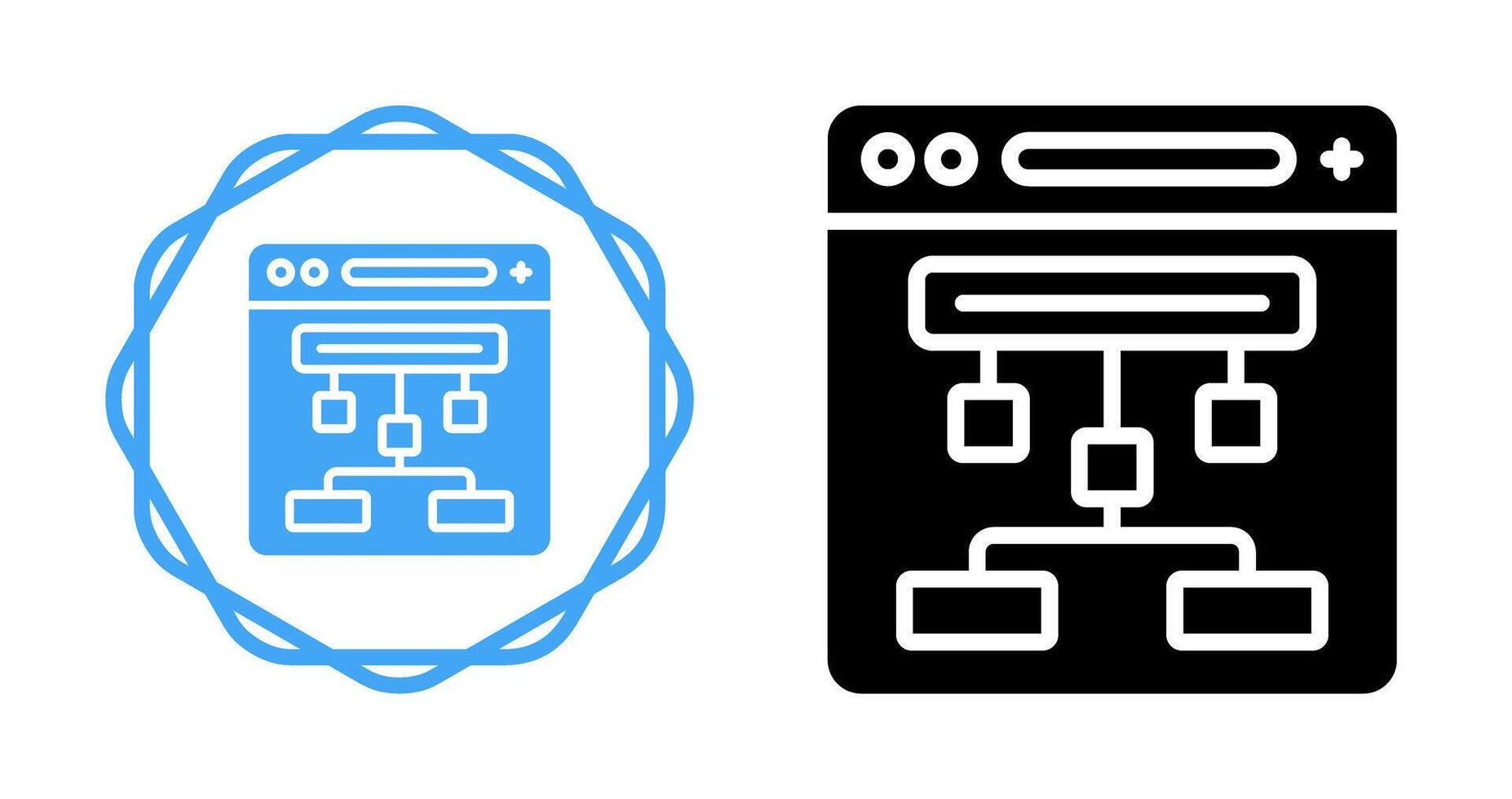 browser vector pictogram