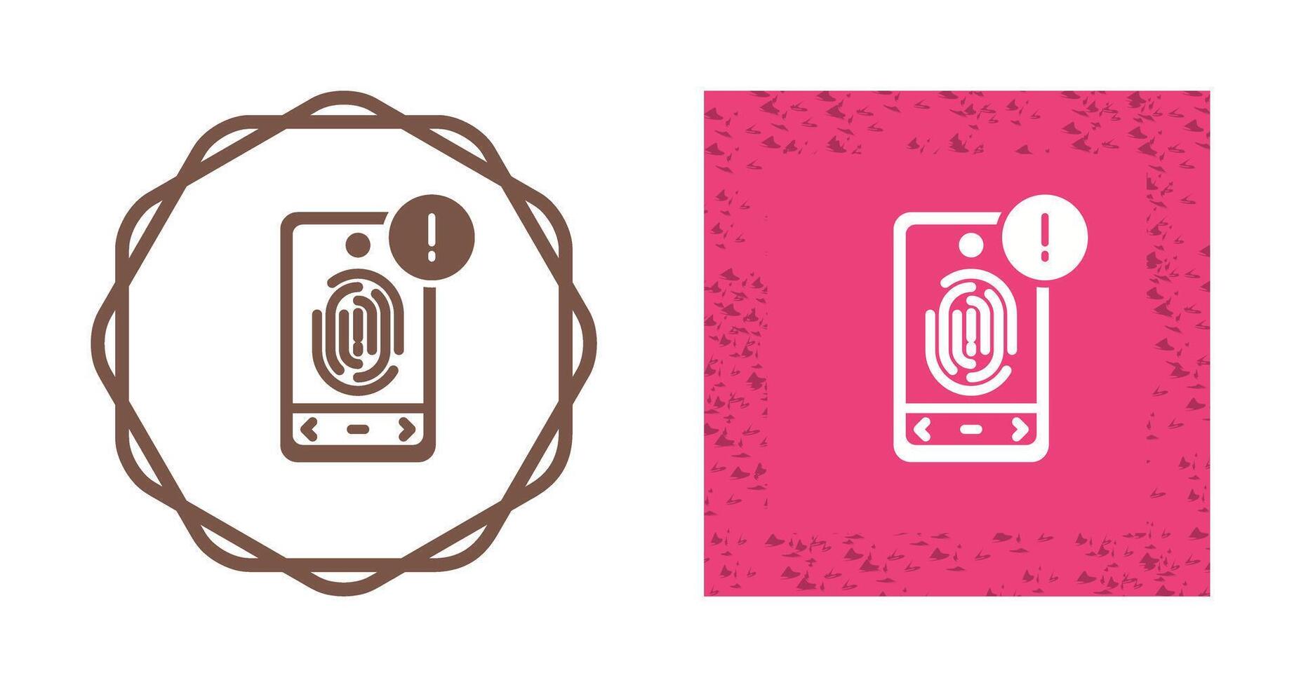 biometrisch identificatie vector icoon