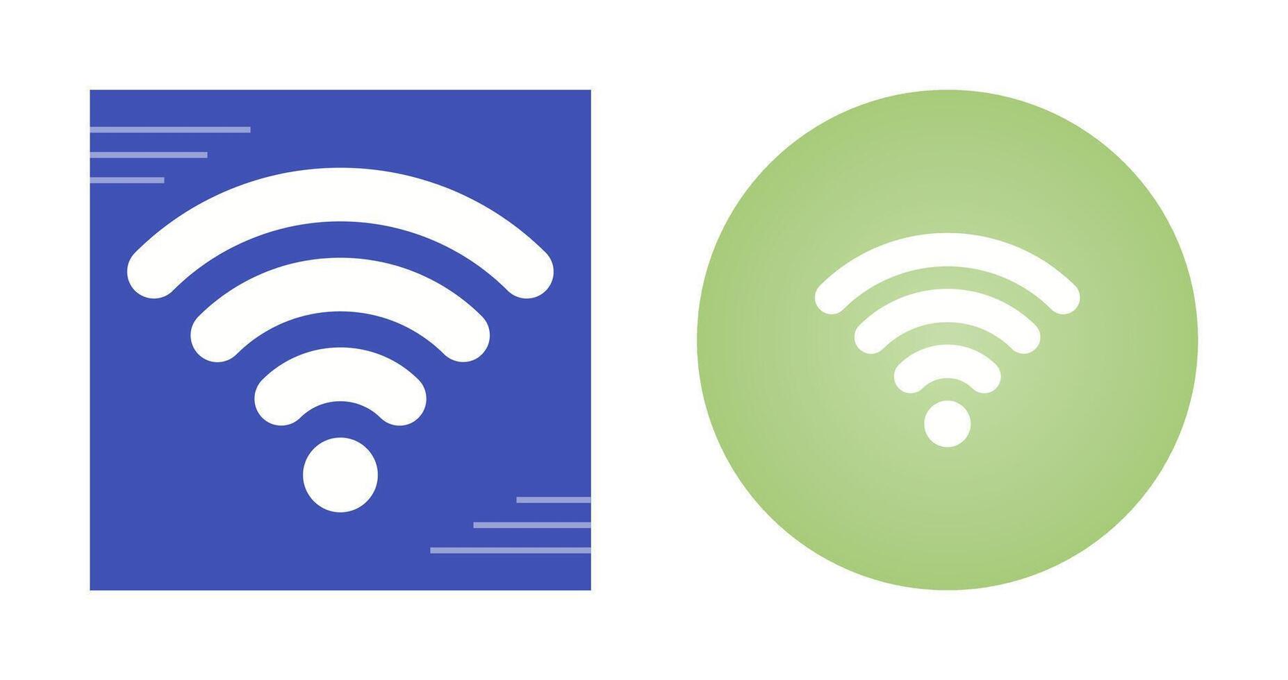 Wifi signaal vector icoon