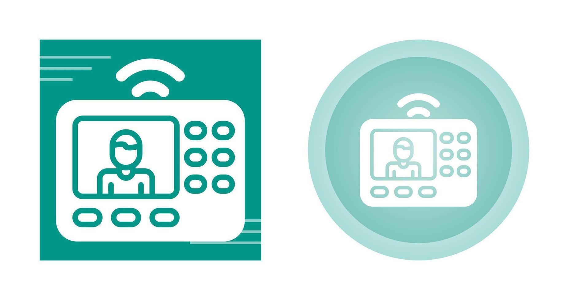 intercom systeem vector icoon