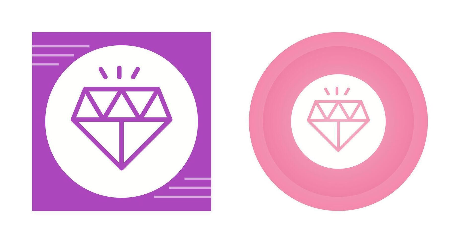 diamant vector pictogram