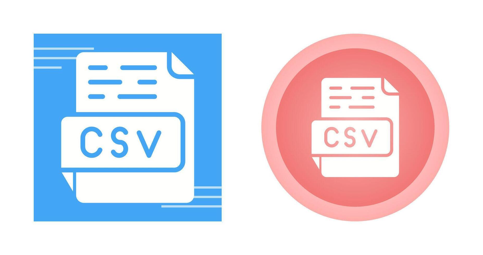 csv vector icoon