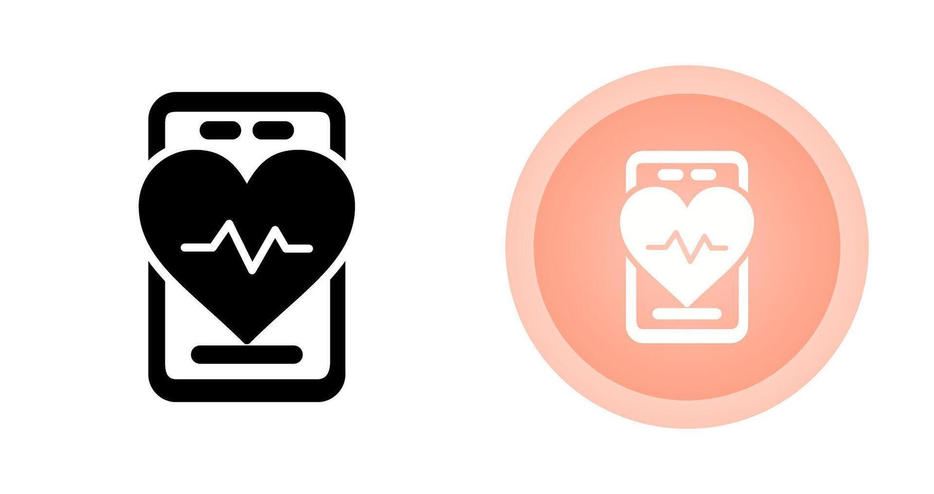 Gezondheid app vector icoon