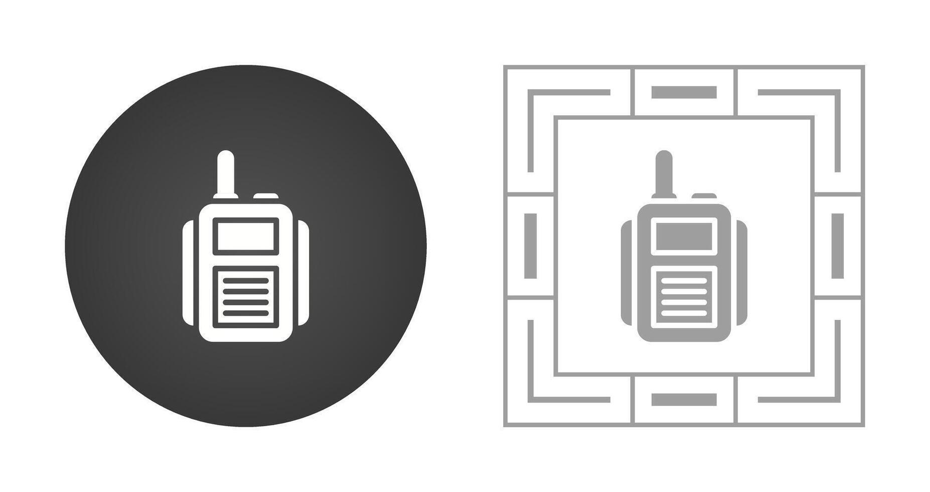 hand- zwengel radio vector icoon