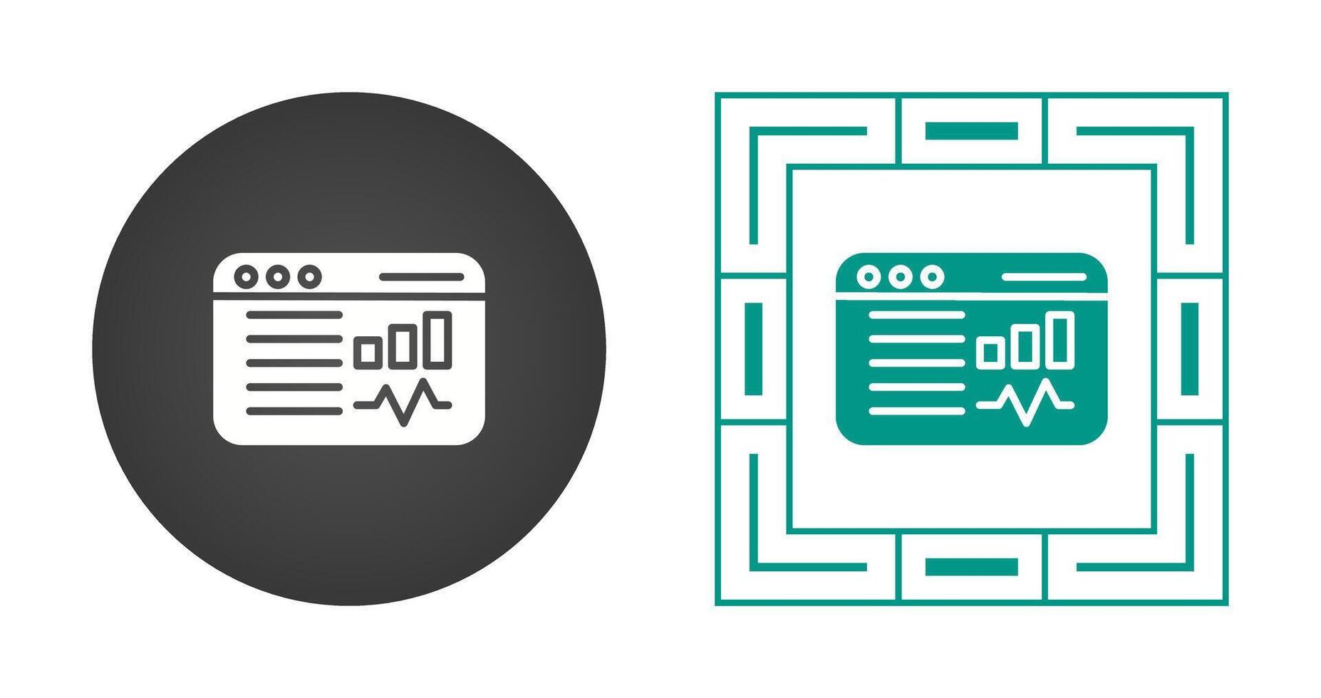 sociaal media analytics vector icoon