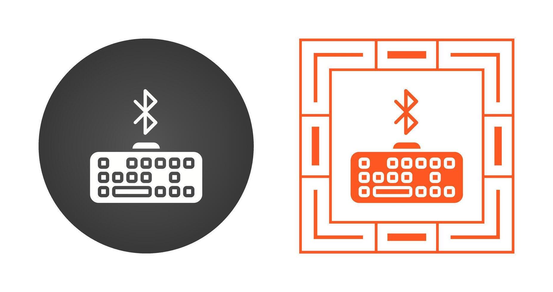 Bluetooth toetsenbord vector icoon