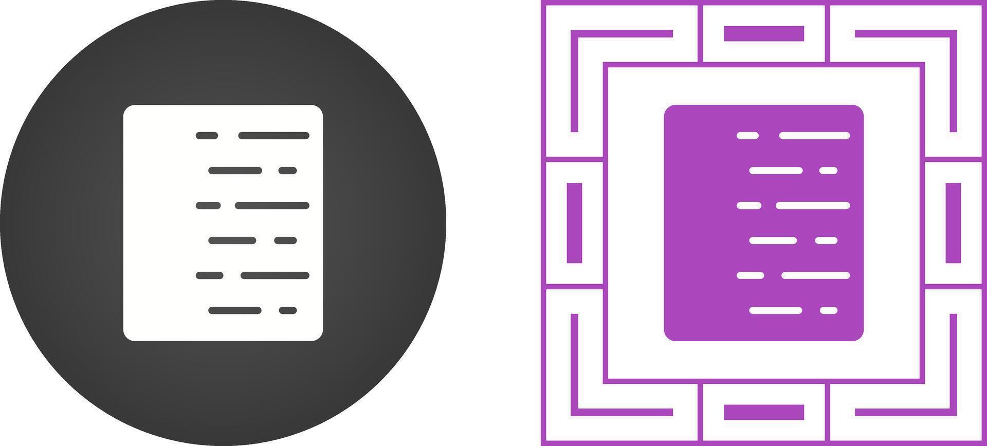 document uitlijnen Rechtsaf vector icoon