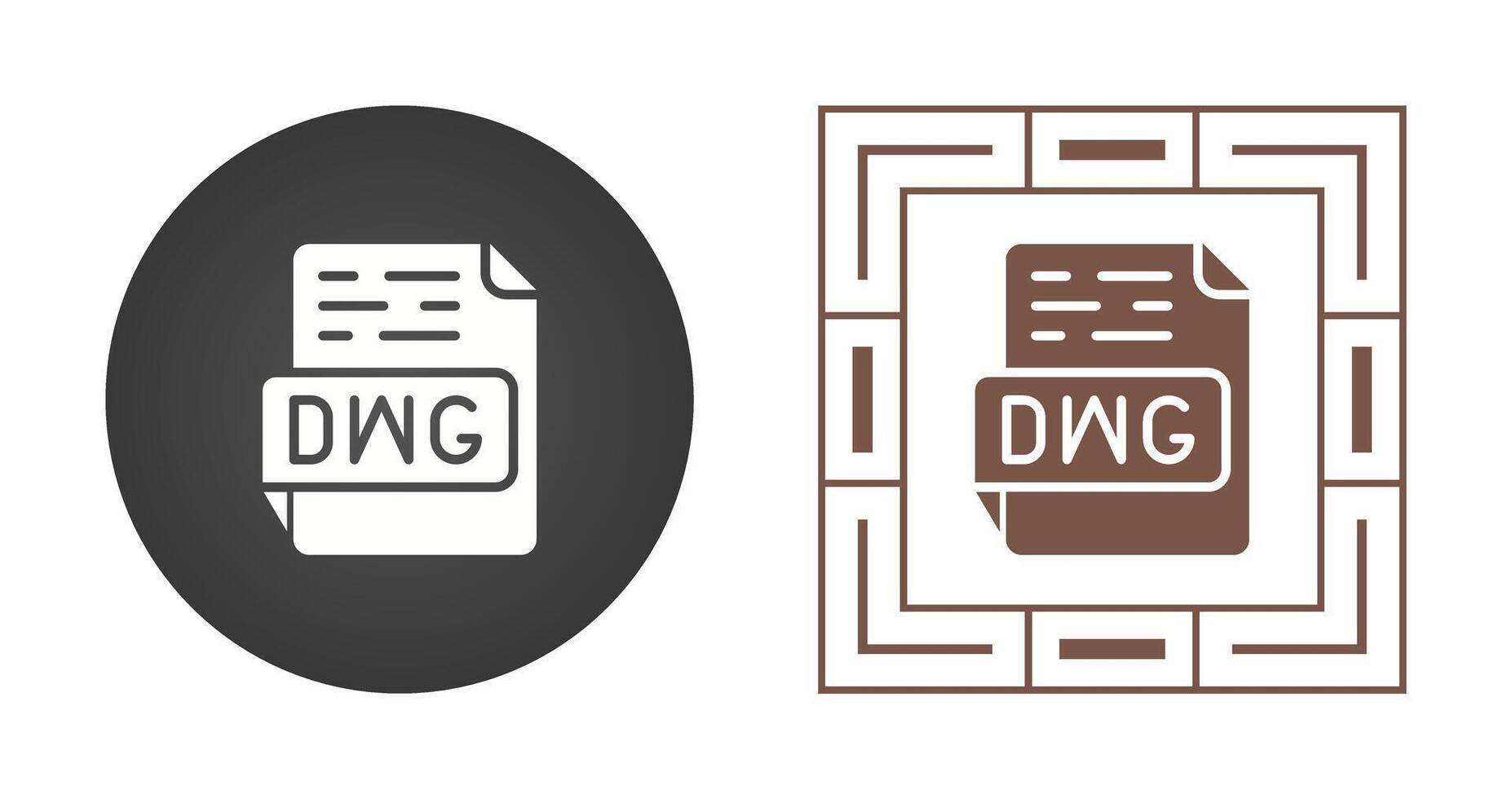 dwg vector icoon